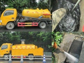 图 北京市丰台区新村疏通大型管道,化粪池清底 北京管道维修