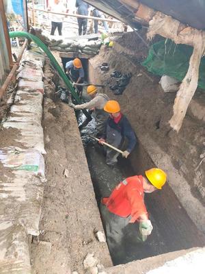 暖气沟清理《北京顺达管道疏通》专业清洗暖气沟,暖气通道清淤